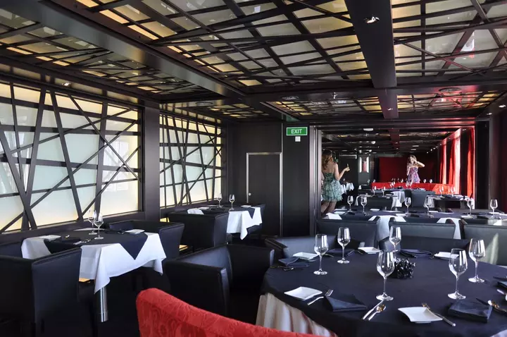 Yacht mariotti seabourn sojourn plana zona pranzo