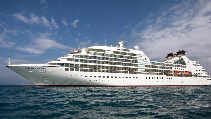 Yacht mariotti seabourn sojourn plana panoramica