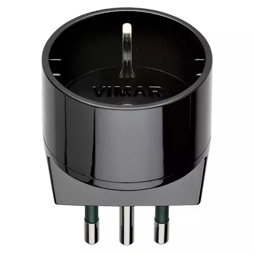 Vimar - 00302 - S11 adaptor +P30 outlet black