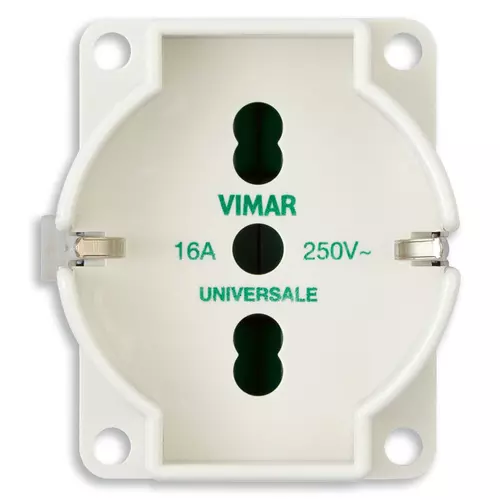 Vimar - 01299.1 - Universal outlet insert ivory