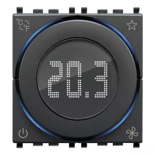Vimar - 02972 - Dial thermostat KNX 2M grey
