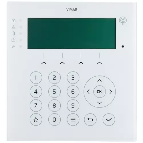 Vimar - 03818 - By-alarm Plus keypad with display+transp
