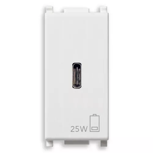 Vimar - 14292.C.25 - PD C-USB power unit 25W white