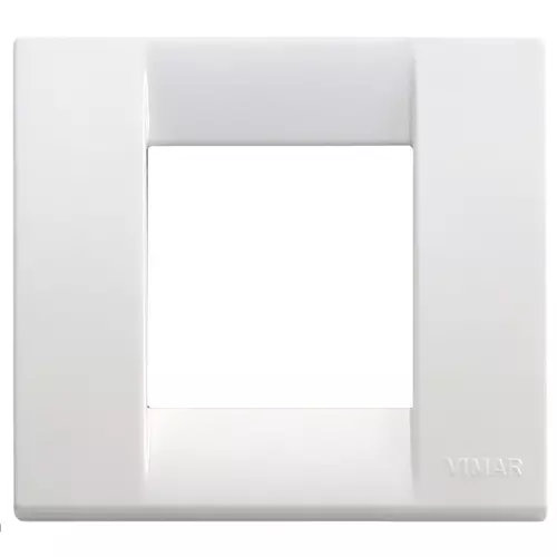 Vimar - 17097.01 - Placca Classica 1-2M bianco brill.