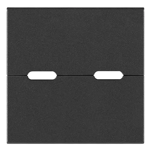 Vimar - 19532 - Tecla 2M s/símbolo pulsador simple gris