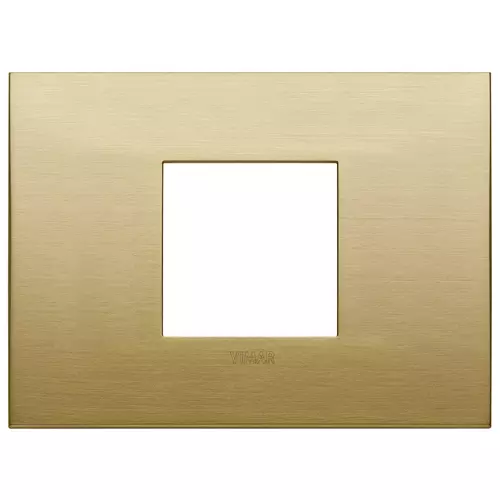 Vimar - 19652.12.01 - Classic plate 2centrM met.brushed brass