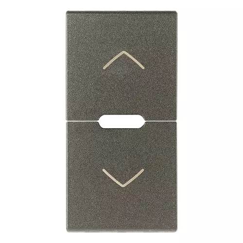 Vimar - 19755.2.M - 2 half buttons 1M arrows symbol Metal