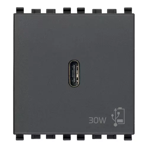 Vimar - 20298 - Alimentador USB-C 30W PD gris