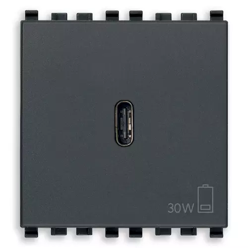 Vimar - 20298 - Netzgerät USB-C 30W PD grau