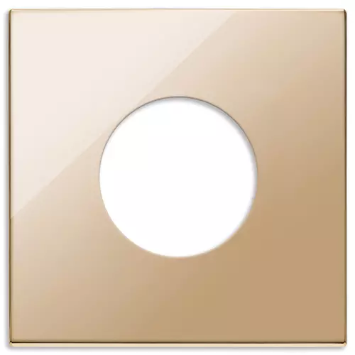 Vimar - 22642.RN.82 - Plate 2M f/socket metal gold