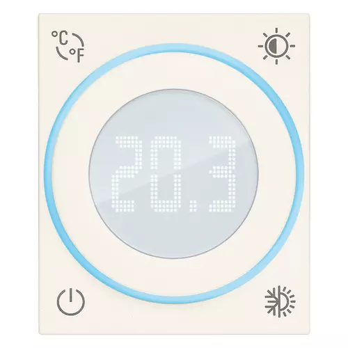 Vimar - 30810.B - IoT-Drehregler-Thermostat 2M weiß