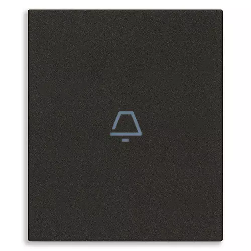 Vimar - 31000A.2CG - Axial button 2M bell symbol black
