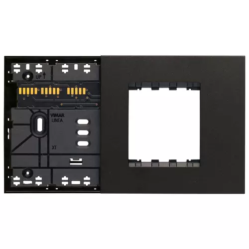 Vimar - 32614.G - XT frame 4M mixed+plate black