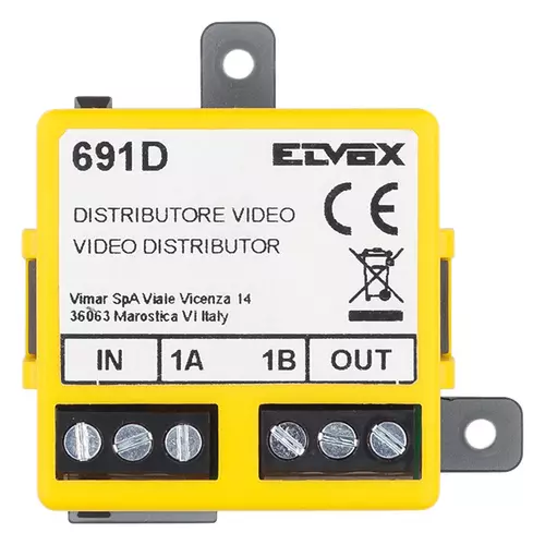 Vimar - 691D - 1-output passive video distributor