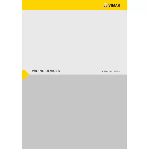 Vimar - B.C22006 - Wiring Devices catalogue - Turkish