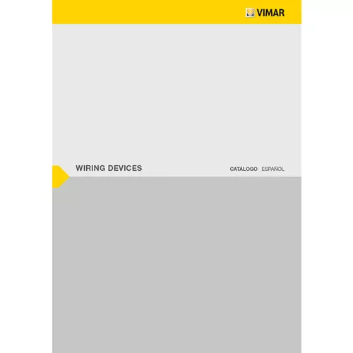 Vimar - B.C22013 - Wiring devices catalogue - Spanish