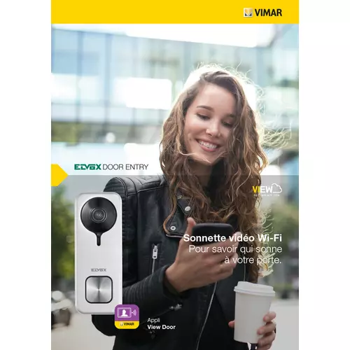 Vimar - B.C22034 - Dépliant sonette vidéo Wi-Fi - français