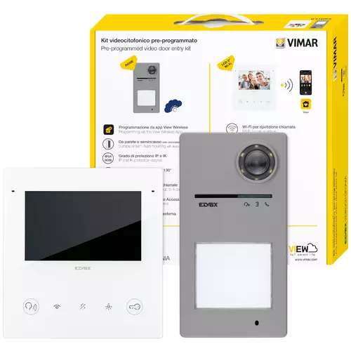 Vimar - K40515.R - Kit video1/2 Fam.Tab 5S Up Wi-Fi+40170