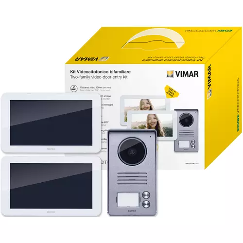 Vimar - K40916 - Kit vídeo 7in táctil 2Fam.multiclavija