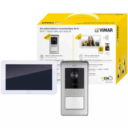 Vimar - K42955 - κιτ βίντεο 7in TS Wi-Fi RFID 1F DIN