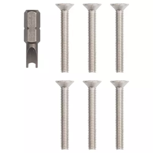 Vimar - R120 - Kit of 6 screws + key Pixel Up inox