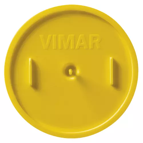 Vimar - V71011 - Tapa antimortero ø60mm amarillo