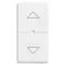 Vimar - 09755.2 - 2 half buttons 1M arrows symbol white