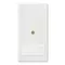 Vimar - 14531.1T - Button 1M with name-plate white