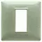 Vimar - 14641.72 - Plaque 1M métal vert métallisé