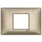 Vimar - 14652.70 - Plate 2centrM metal metallized bronze
