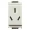 Vimar - 16251.B - 2P+E 10A Chinese SICURY outlet white