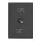 Vimar - 16971.20 - Button 1M ON/OFF symbols grey