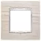 Vimar - 20642.C32 - Placa Classic 2M Wood roble blanco