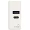 Vimar - 30292.AC15B - A+C-USB power unit 15W 5V 1M white