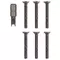 Vimar - R122 - Kit 6 tornillos + llave Pixel Up negro