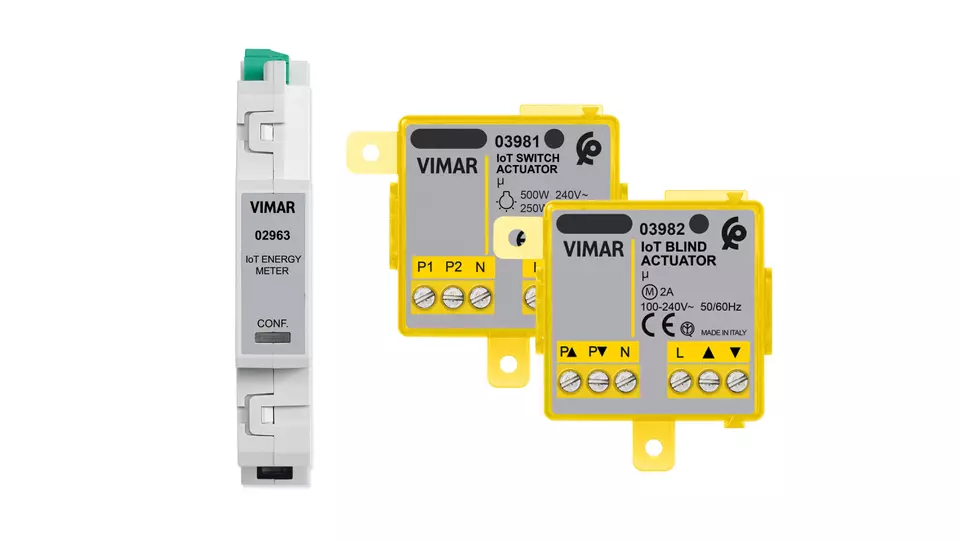 Module de volet roulant Vimar connecté à View Wireless IoT 03982