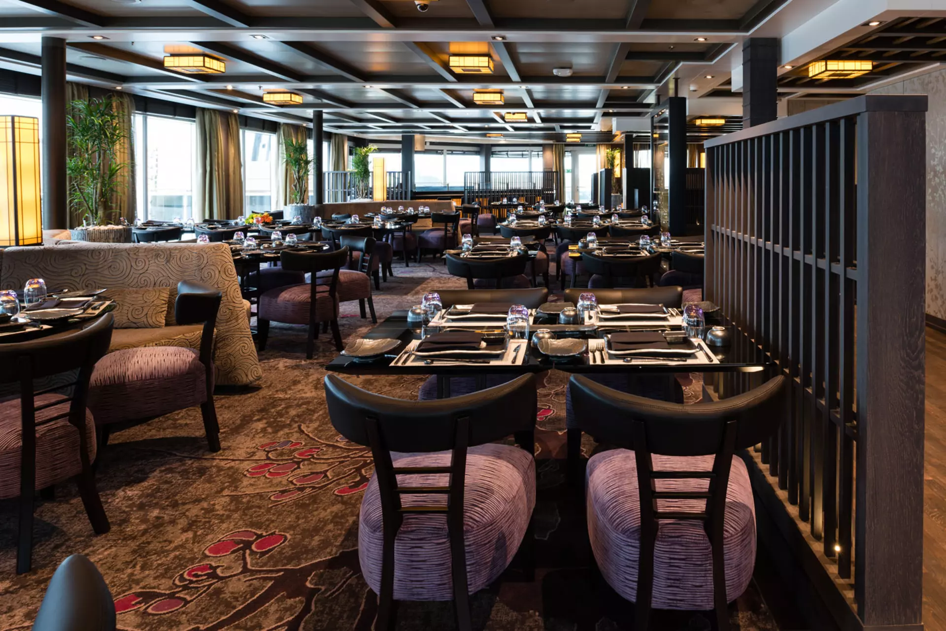 Vimar Eikon & Arkè - Fincantieri, Koningsdam, Holland American Line - sala ristorante