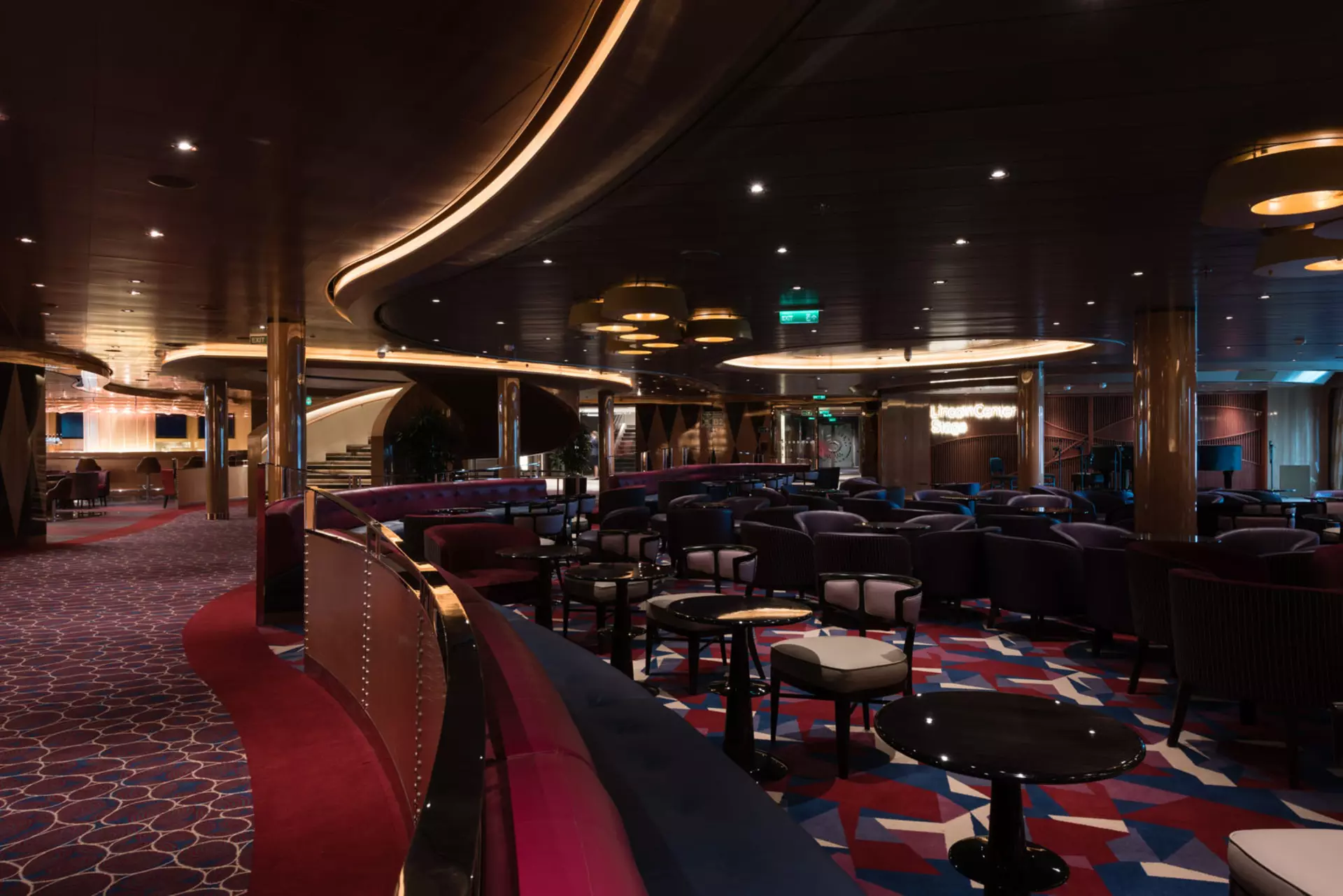 Vimar Eikon & Arkè - Fincantieri, Koningsdam, Holland American Line - lounge