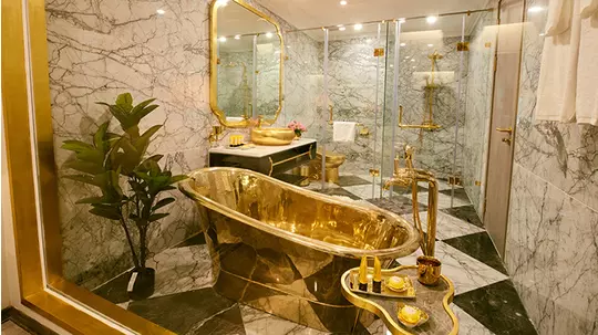 Vimar Eikon Oro | Dolce Golden Lake Hotel Hanoi Vietnam bagno