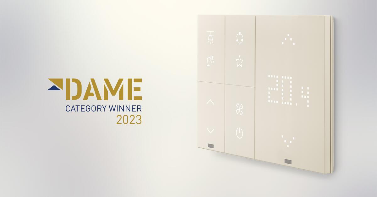 Vimar receives the prestigious DAME Design Award 2023