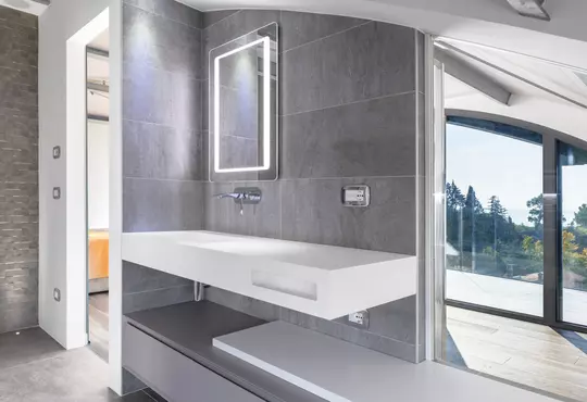 Vimar Arke Residenza Privata Duino Bagno Interno Lavandino